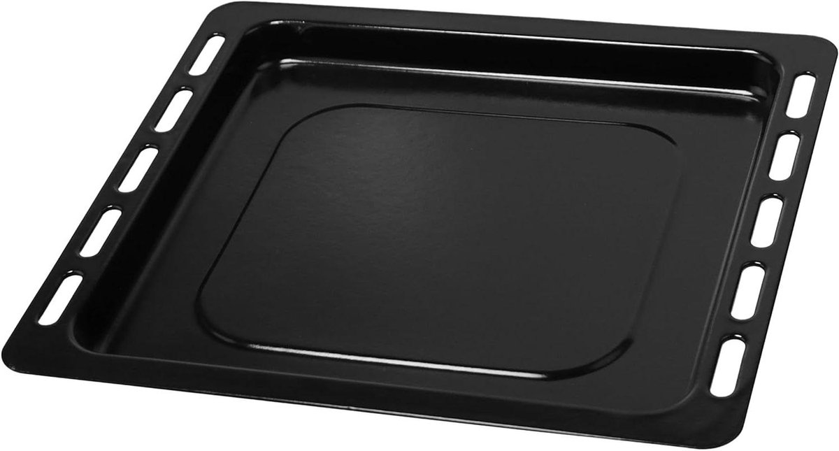 Bakplaat Minioven Reserveonderdeel Ovenplaat Bakken en Braden Duurzaam Aluminium 31x28x3 cm Zwart
