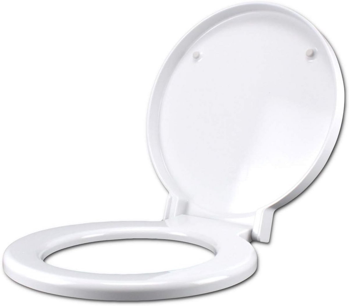 Toiletbril Wit voor Arke Galaxy - Duroplast, RVS Scharnieren - Extra Sterk en Hygiënisch