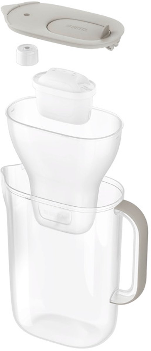 BRITA Style Essential MXPRO LED Waterfilterkan, 2,4 l - Beige