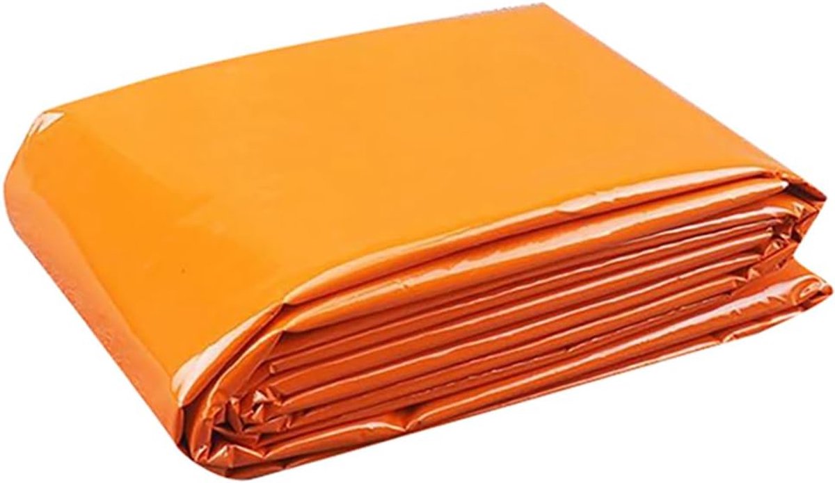 Nood Slaapzak - Survival Deken - Buiten Overleven - Hoge Zichtbaarheid - 210 x 130 cm - Oranje