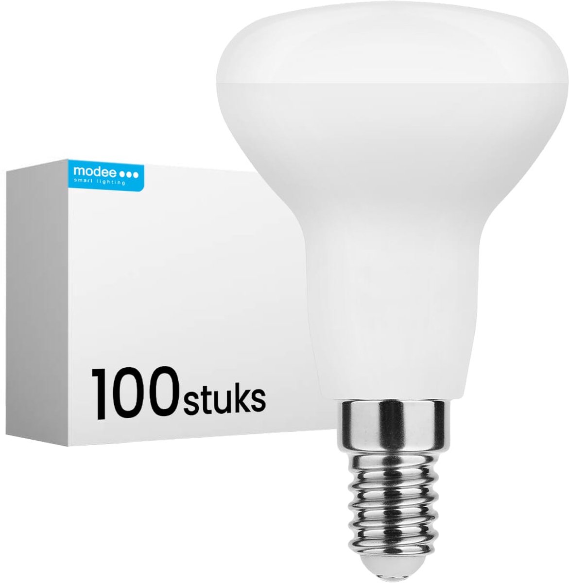 Modee E14 LED Lamp 4.9W - 470lm - 2700K - Warm Wit - LED Spot R50 - Vervangt 40W Halogeen Gloeilamp - 100 stuks
