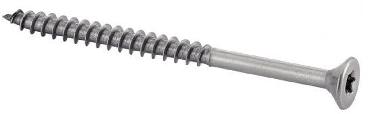 Houtschroeven Roestvrij Staal - Buitenschroeven Torx - Bevestigen Hout - Corrosiebestendig A2 Materiaal - 6x200 mm