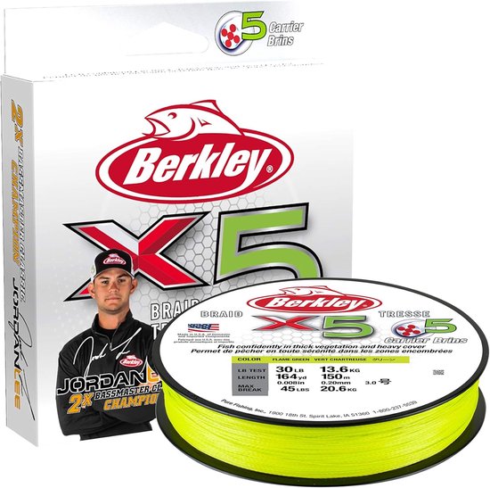 Berkley x5 Braid Vislijn van Berkley — afbeelding 3