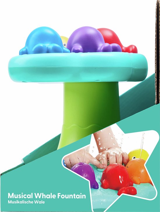 Hape Badspeelgoed Musical Whale Fountain van Hape — afbeelding 5