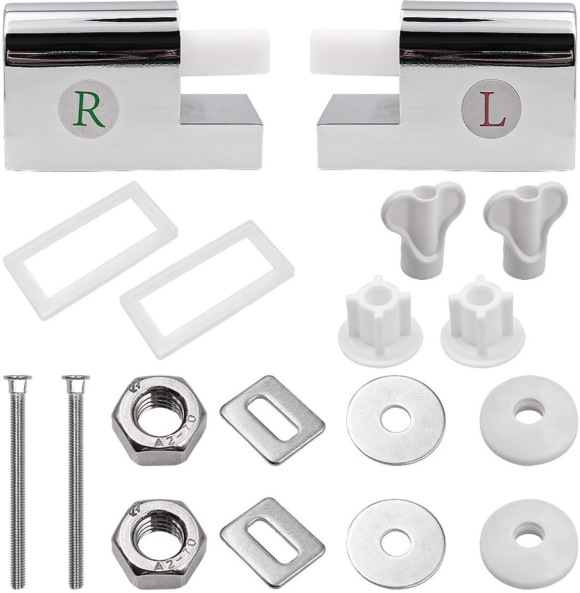 Namvo Soft Close Toilet Lid Scharnieren - Universele Vervangingsset voor Toiletten