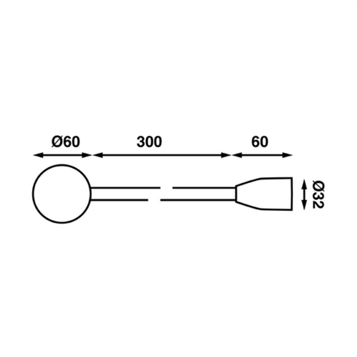 Båtsystem LEIA LX1 USB LED flexibele leeslamp met USB