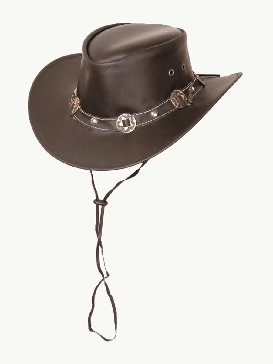 Scippis Concho Hoed – Elegante Lederen Westernhoed