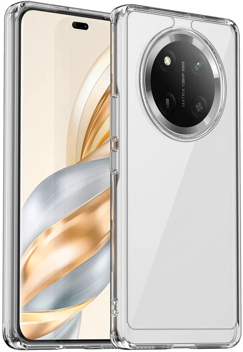 Hoesje geschikt voor HONOR Magic7 Lite - Phonesta Acrylic Hybrid Back Cover - Transparant