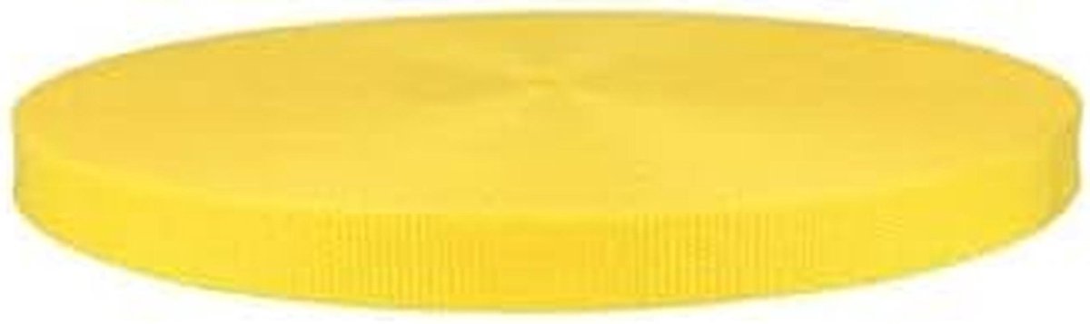 5 m Belt, 100% Polypropylene, Bag Strap, Bags Tyres (Yellow, 30mm Wide)
