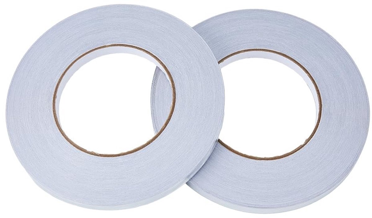 Dailygoods- Folietape 10 mm - Reflecterende Tape - Zelfklevende Bekleding - PVC-Kunststof - 50 m/rol - Zilverkleurig Design - Reflectietape