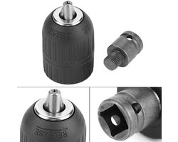 Allecto - Drill Adapter Tool - 2-13mm Keyless Chuck - 1/2 inch Power