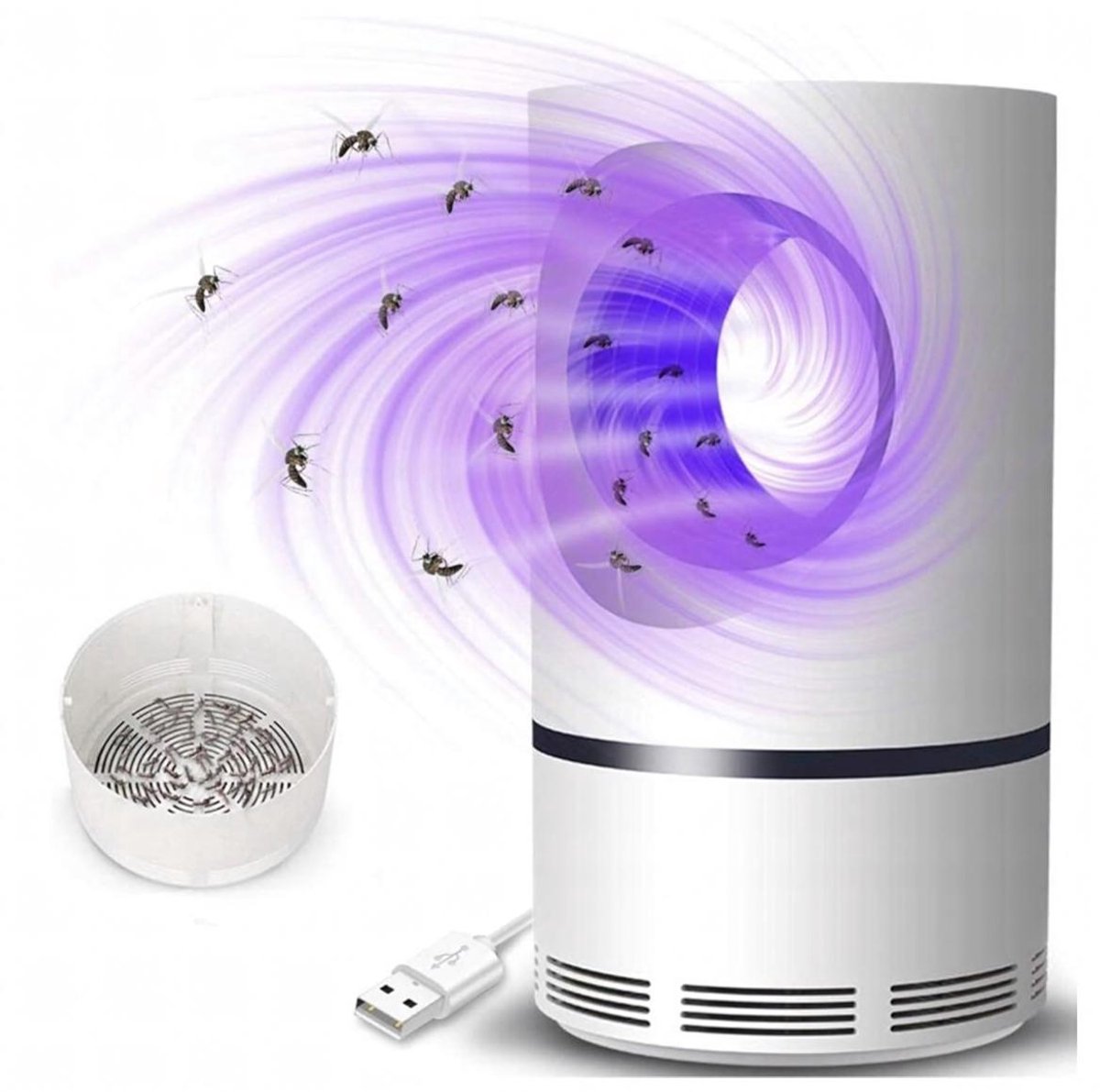 Muggenlamp - Muggenvanger - Insecten verdelger Elektrische UV muggen vanger.