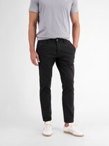LERROS Chino met stretch, comfortabele pasvorm , Maat: W32_L30 , Kleur: BLACK , 98% katoen, 2% elastaan