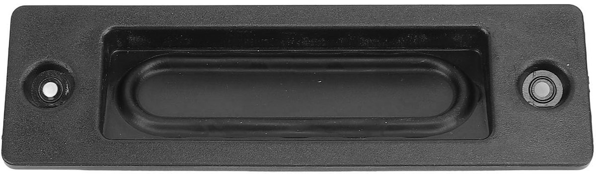 Dailygoods- Achterklepknop Rubberen Verbeterde Grip - Ontgrendelingsknop - Kofferbak - Pasvorm voor C70/S40/V50/S80/XC60 - Zwart - Eenvoudige installatie - Kofferbakknop
