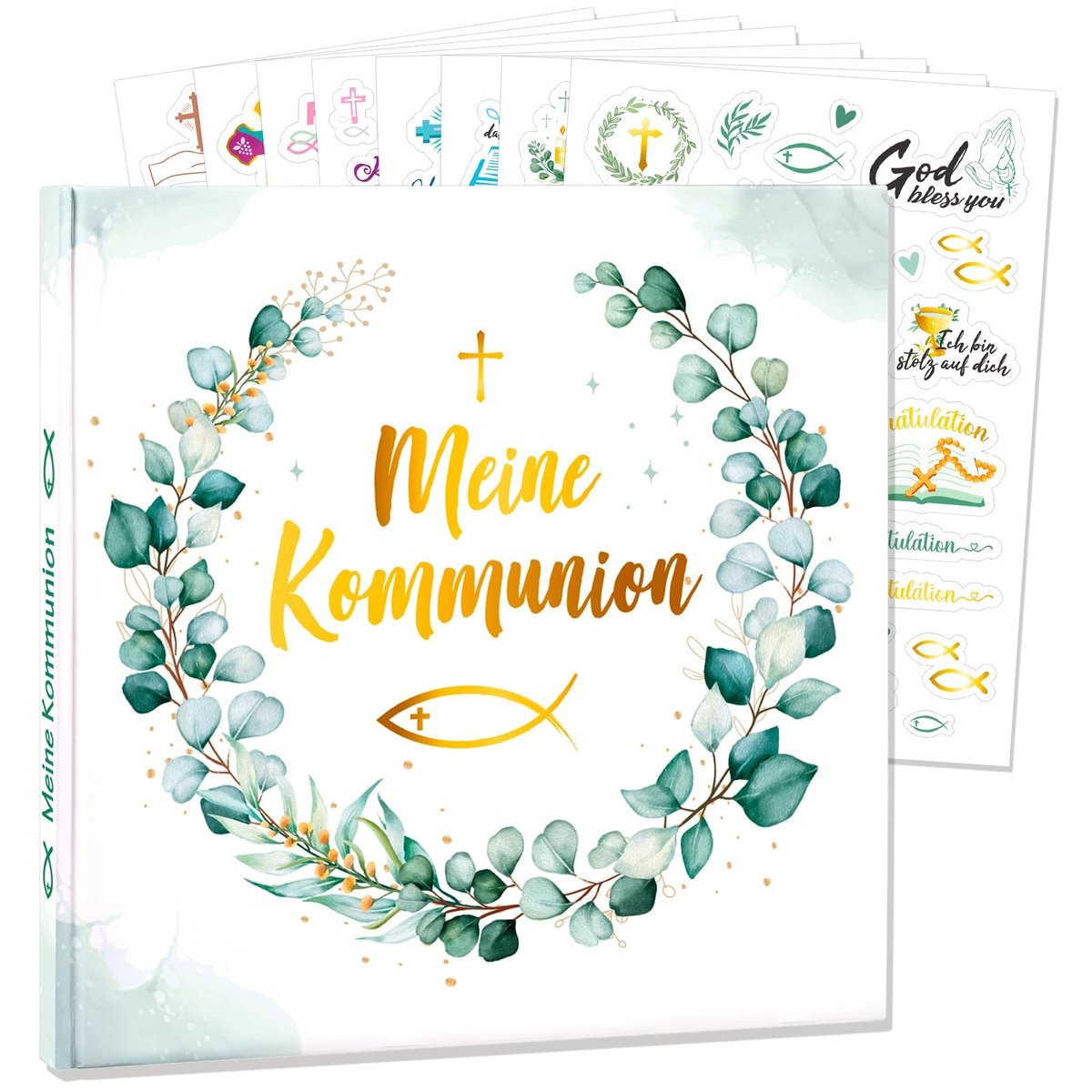 Dailygoods- Communiegastenboek - In te vullen - Cadeau - Decoratie - Bruiloft - Huwelijk - Gastenboek
