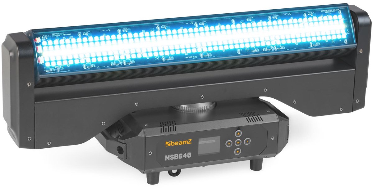 BeamZ MSB640 dubbelzijdige moving bar - LED bar met RGBW LED’s - 720° kantelbaar