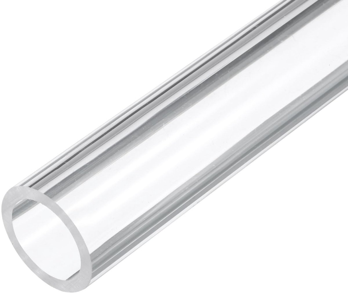 Dailygoods- Acryl Buis 6" - Doorzichtig - 30mm x 40mm - Waterleidingen - Verlichting - Duurzaam - Doorzichtige Buis