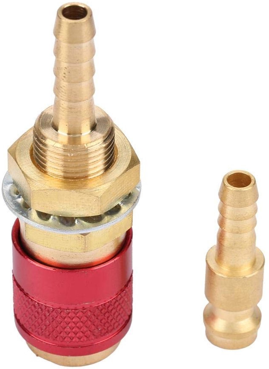 Dailygoods- Snelkoppeling Hoogwaardige Messing - Slangkoppeling - Tuinslang - MIG/TIG Lastoorts - Snelle Aansluiting - Duurzaam Gebruik