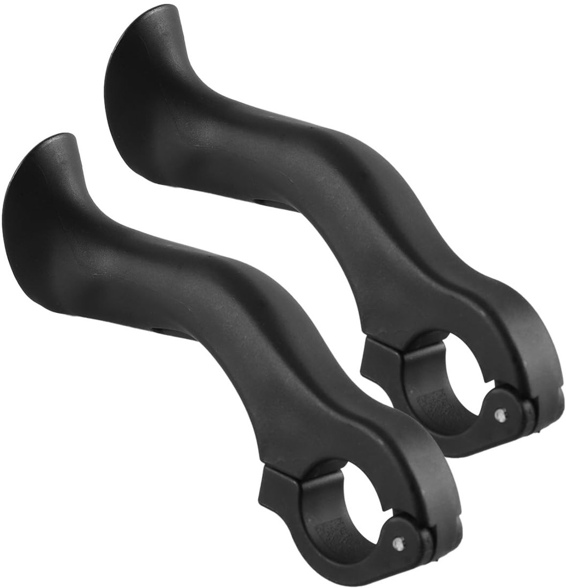 Dailygoods- Stuuruiteinden Ergonomisch - Verlengd Fietsstuur - Geschikt Voor 21,8-22,2mm Sturen - Lichtgewicht Composietmateriaal - Ontspant Handen/Armen