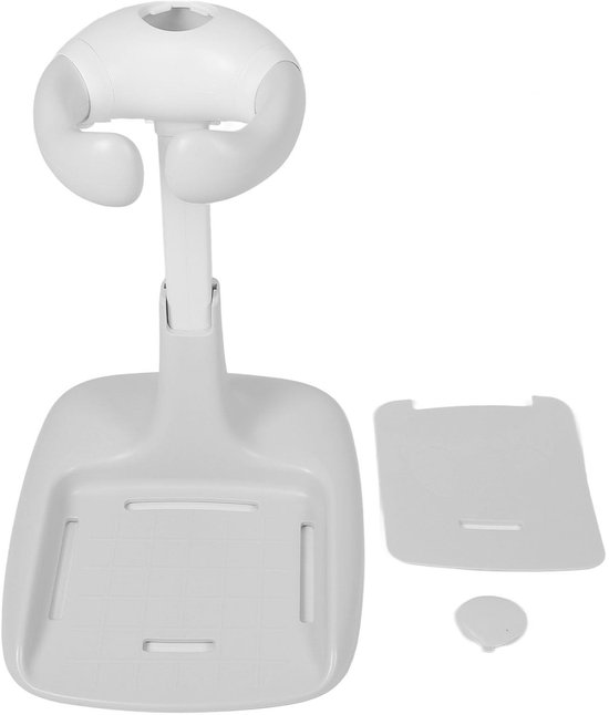 Peuter Douche Stand Verstelbare Hoogte Bad Ondersteuning - Douche Staande - Baby Bad Toren - Handige Baby Accessoire (Grijs Wit) van Merkloos — afbeelding 2