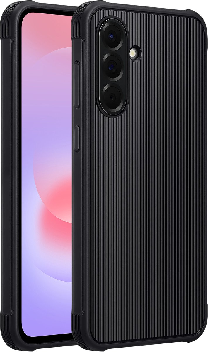 Samsung Galaxy A37 Rugged Back Cover Zwart