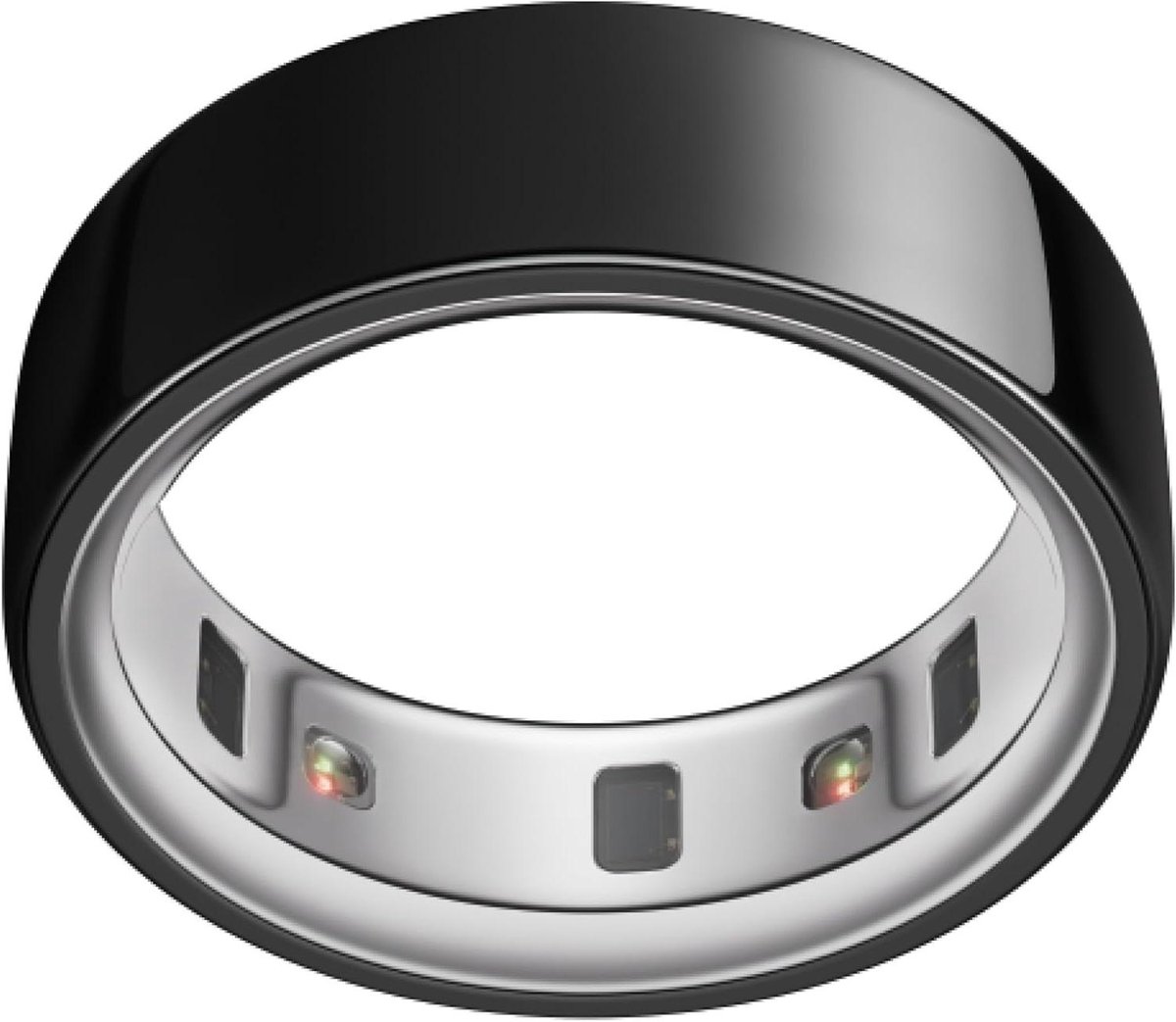 Slimme Ring - Activity Tracker - Gezondheid Monitoren - 8 Dagen Batterij - Maat 9 - Zwart