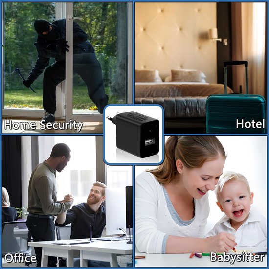 Mini Camera - Verborgen Camera - Toezicht Houden - App Bediening - 1x1x1 cm - Zwart van MINI — afbeelding 2