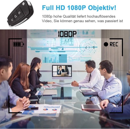1080P Portable Hidden Camera Video Recorder with Motion Detection Night Vision - Indoor and Outdoor Safety — afbeelding 5