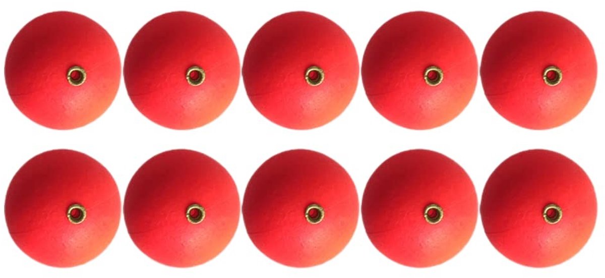 Dailygoods- Strike Indicator Hoogwaardige Kwaliteit - Vissen Bobbers - 10 Stuks - 15mm - Ultralicht - Draagbaar Ontwerp - Opvallende Kleur - Visdobbers