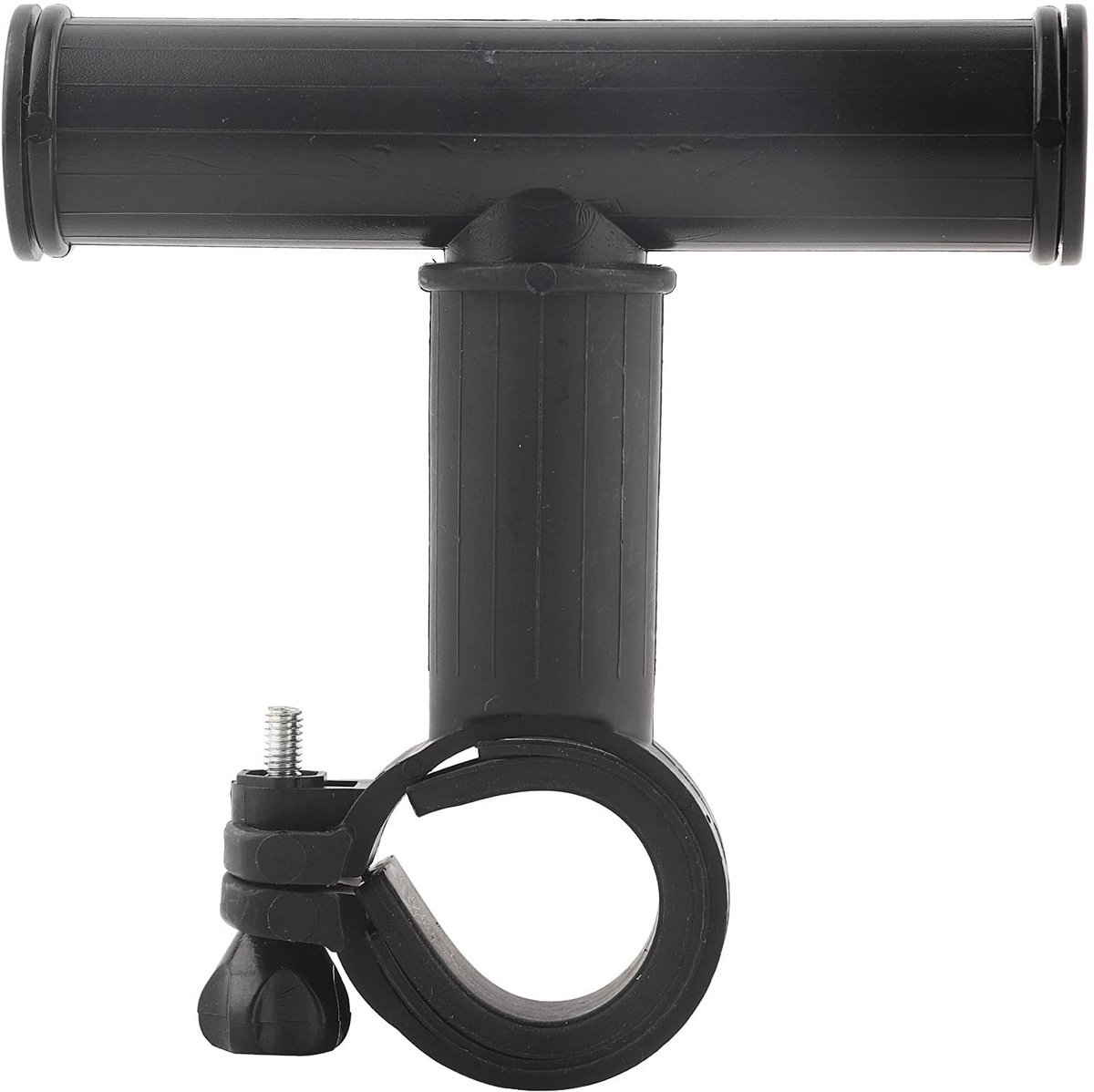 Dailygoods - Fietsstuurverlenging T en O-vormig - Praktisch en Veilig - Eenvoudige Installatie - Voor Stuur 22-28 mm - Verlichting en Telefoonhouder -...
