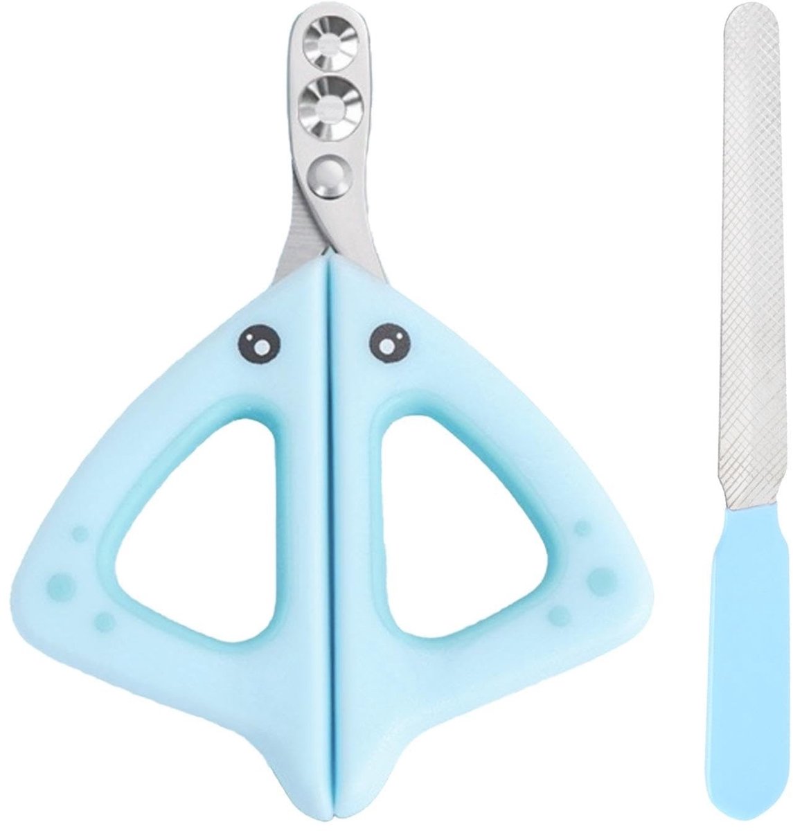 Dailygoods- Nagelknipper voor Huisdieren - Professionele Nagelknipper - Nagelriem Knipper - Nagelvijl - Roestvrij Staal - 11 x 8,5 cm - Dierennagelknipper