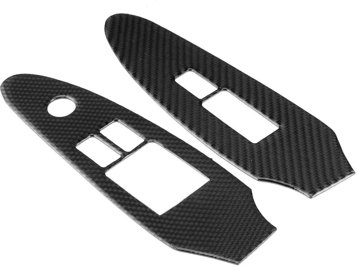 OmGoods - Dailygoody - Raamlift Schakelaar - Carbon Fiber Deksel - Geschikt voor Nissan 370Z Z34 - Stijlvol Ontwerp - Gemakkelijk te Installeren - Auto Accessoi...
