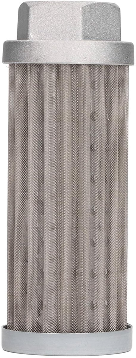 Dailygoods- Brandstofzuigfilter Roestvrij Staal - Hydraulische Zuigklep - Zeeffilterpatroon - Metalen Gaasbuisverbinding - Eenvoudig te Vervangen - Verbetering van Oliekwaliteit - Zuigfilter