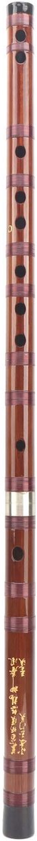 Dailygoods- Bamboefluit Traditioneel Chinees Instrument - Fluitset Compleet - Opbergdoos - Muziekliefhebbers - Hoogwaardige Geluidskwaliteit - Fluit