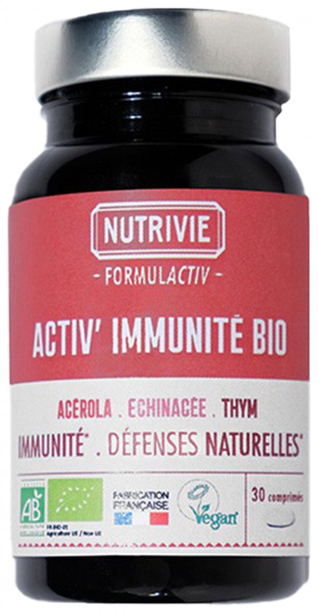 Nutrivie Activ' Immunity Organic 30 Tabletten