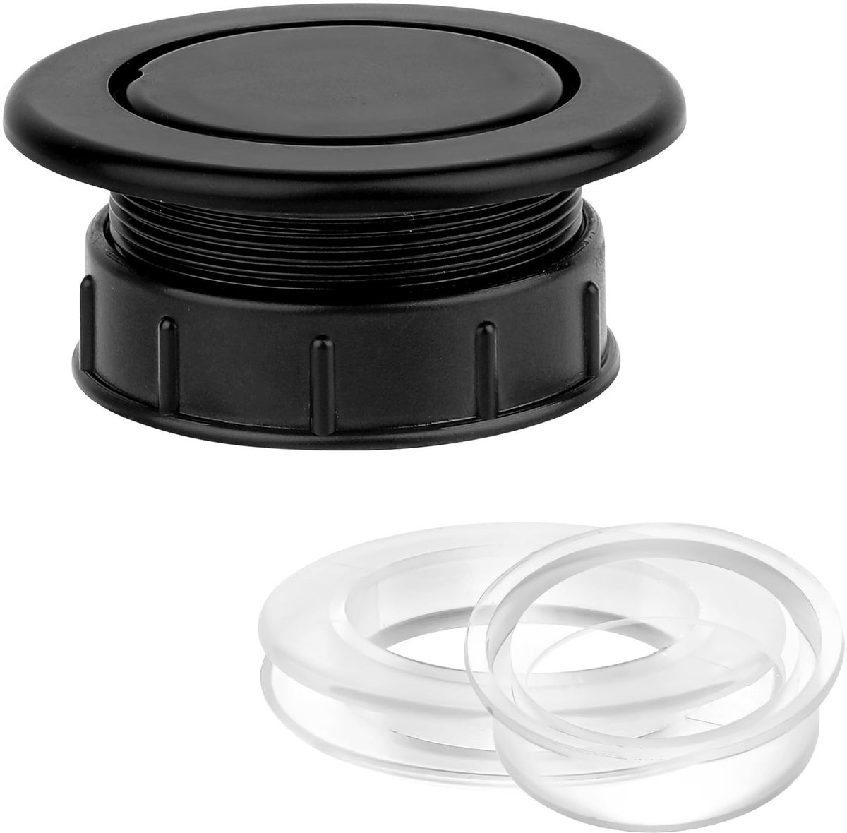 Dailygoods- Parasolgat Ringen - 2 Stuks - Inzetstukken voor Afdekking - Geschikt voor Gaten van 5 cm - Voor Terrastafel - Premium Materiaal - Parasolplug