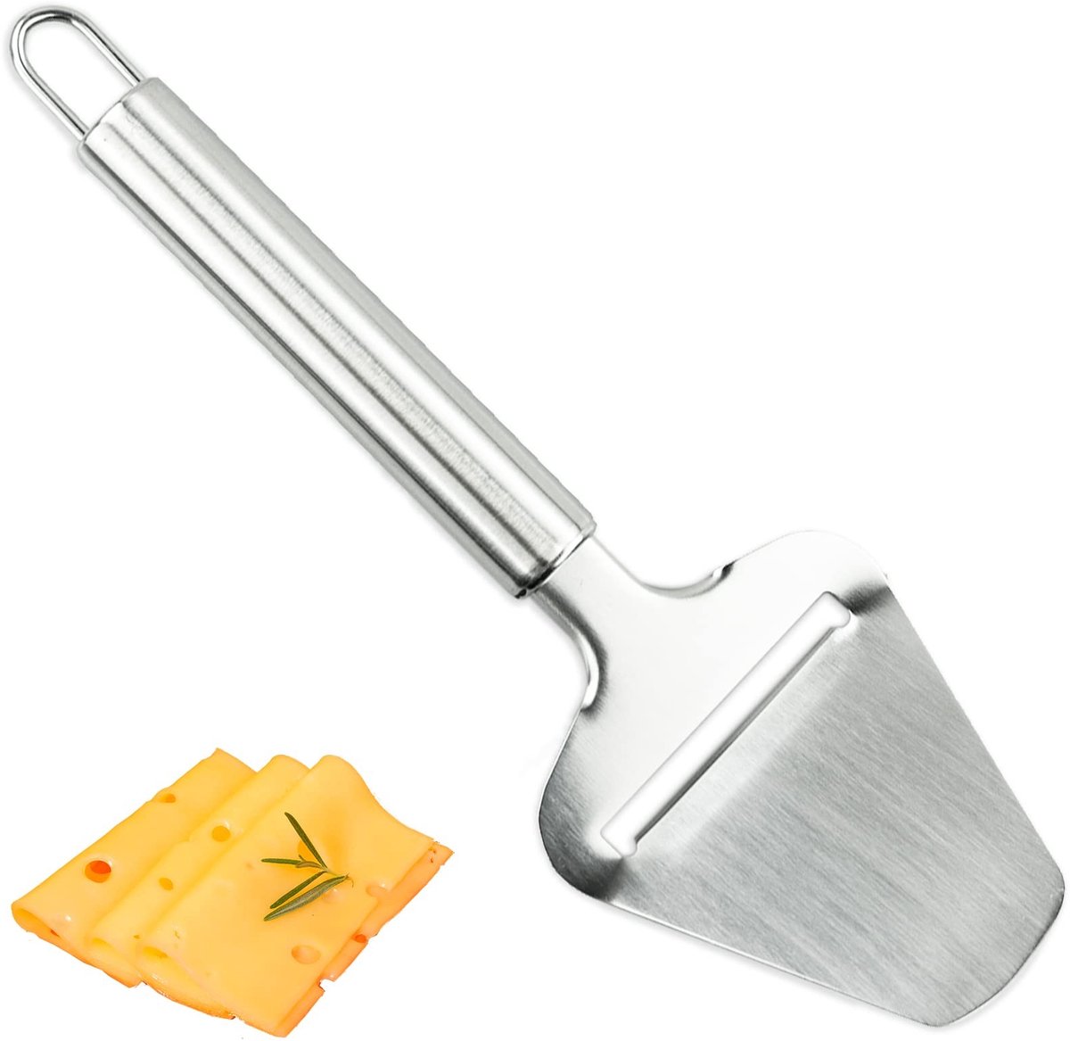SMOAKEZ - Kaassnijder - Handmatige kaassnijmachine - Roestvrij staal - Keukengereedschap - Perfecte dikte snijden - Geschikt voor zachte en harde kaas