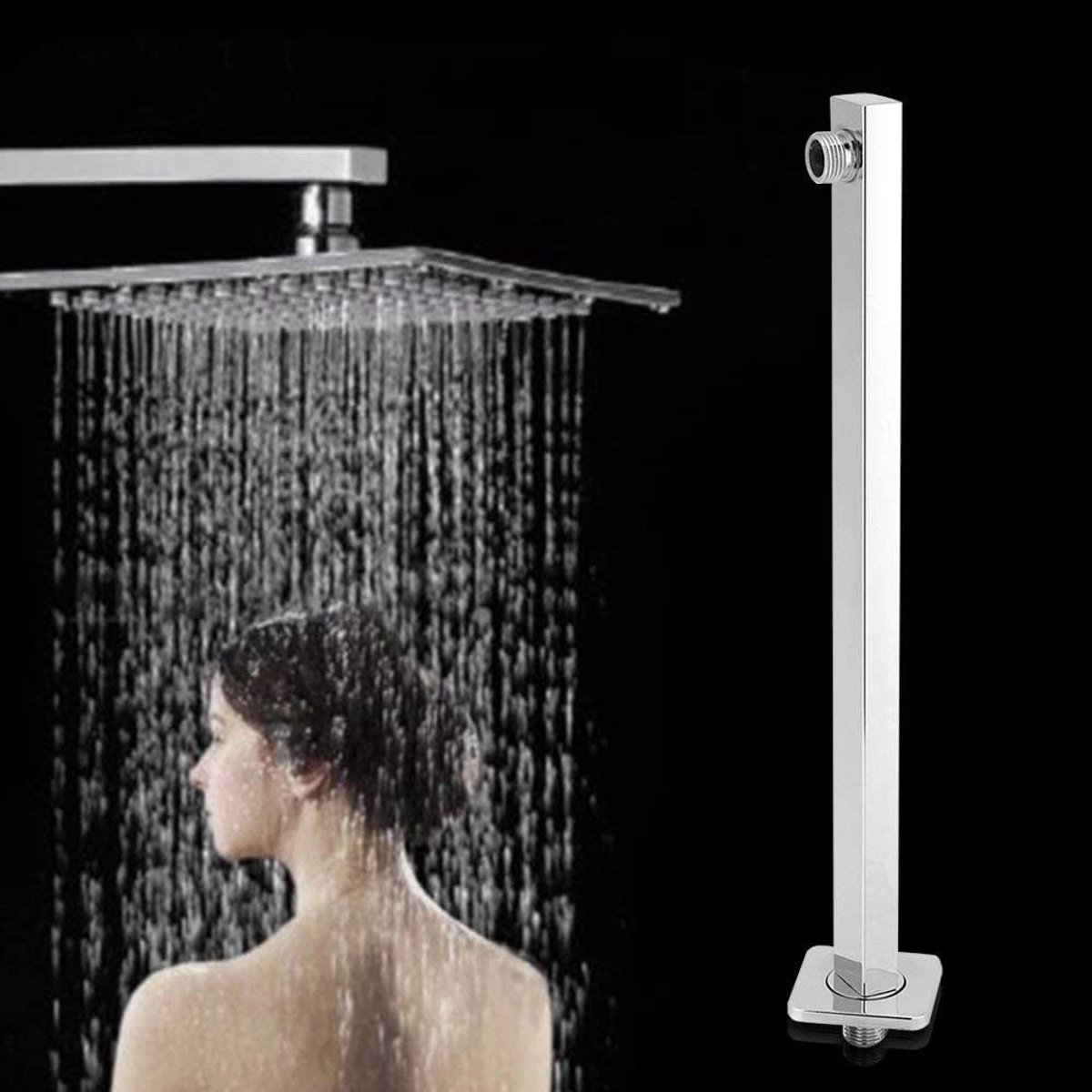VT Goods - 13.8 inch Douchearm - Wandmontage - Hoogwaardige - Minimalistisch Design - Universele Douchecomponenten - Geschikt voor Regen Douches