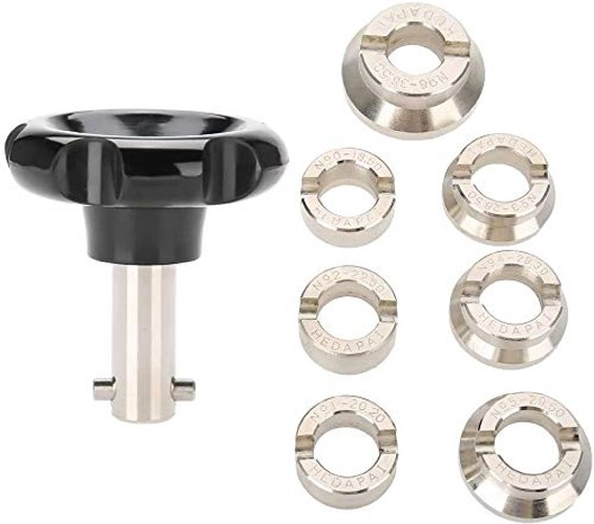 SPHProducts - Horlogeopener - Batterijwissel Gereedschap - Staal - Horlogekastopener - Voor Tudor-horloge - 36,5 mm matrijs - Geschikt voor horloges