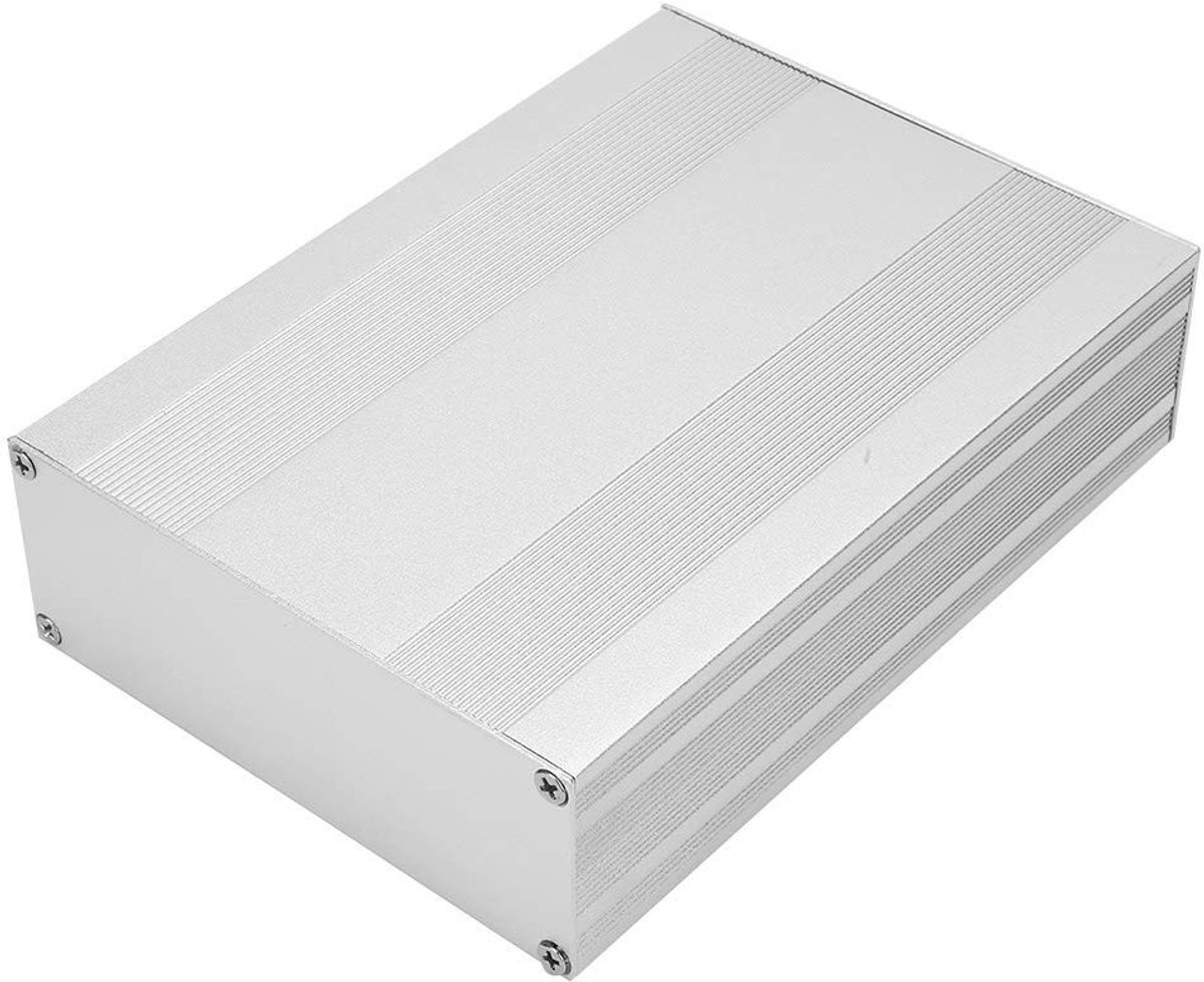 Vt products - Aluminium Behuizing - DIY Aluminium Case - Lichtgewicht en duurzaam - 54 × 145 × 200mm - Koeldoos voor Elektronische Projecten - Geschik