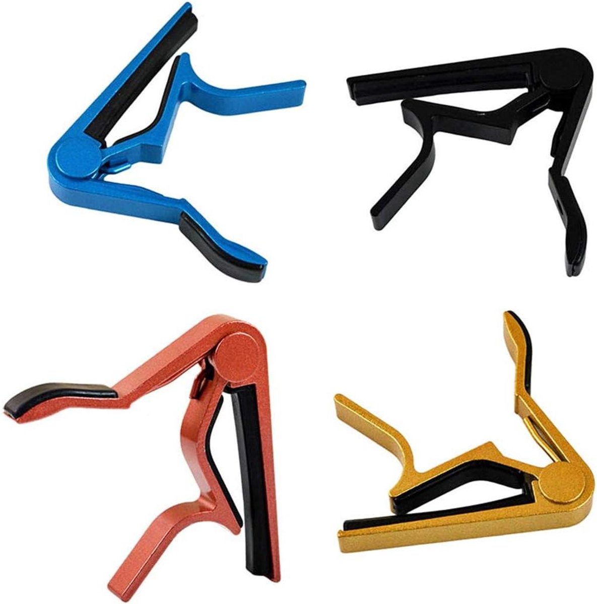 Gitaar Capo - Snelwissel Sleutel - Nummer Versnellen - Aluminiumlegering - 9 x 9 cm - Blauw