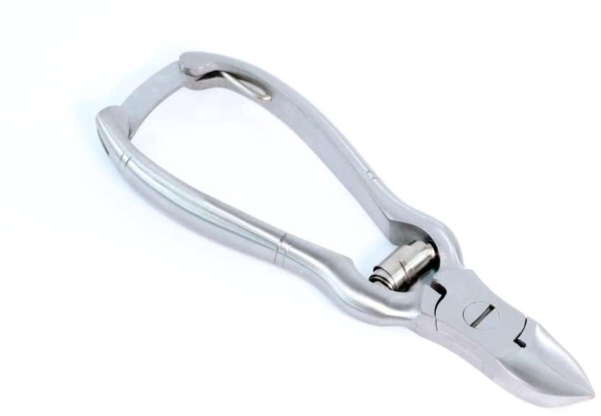 Nagelknipper - Teennagel Knipper - Dik Nagel Knippen - Versterkte Veer - 14 cm - Zilver