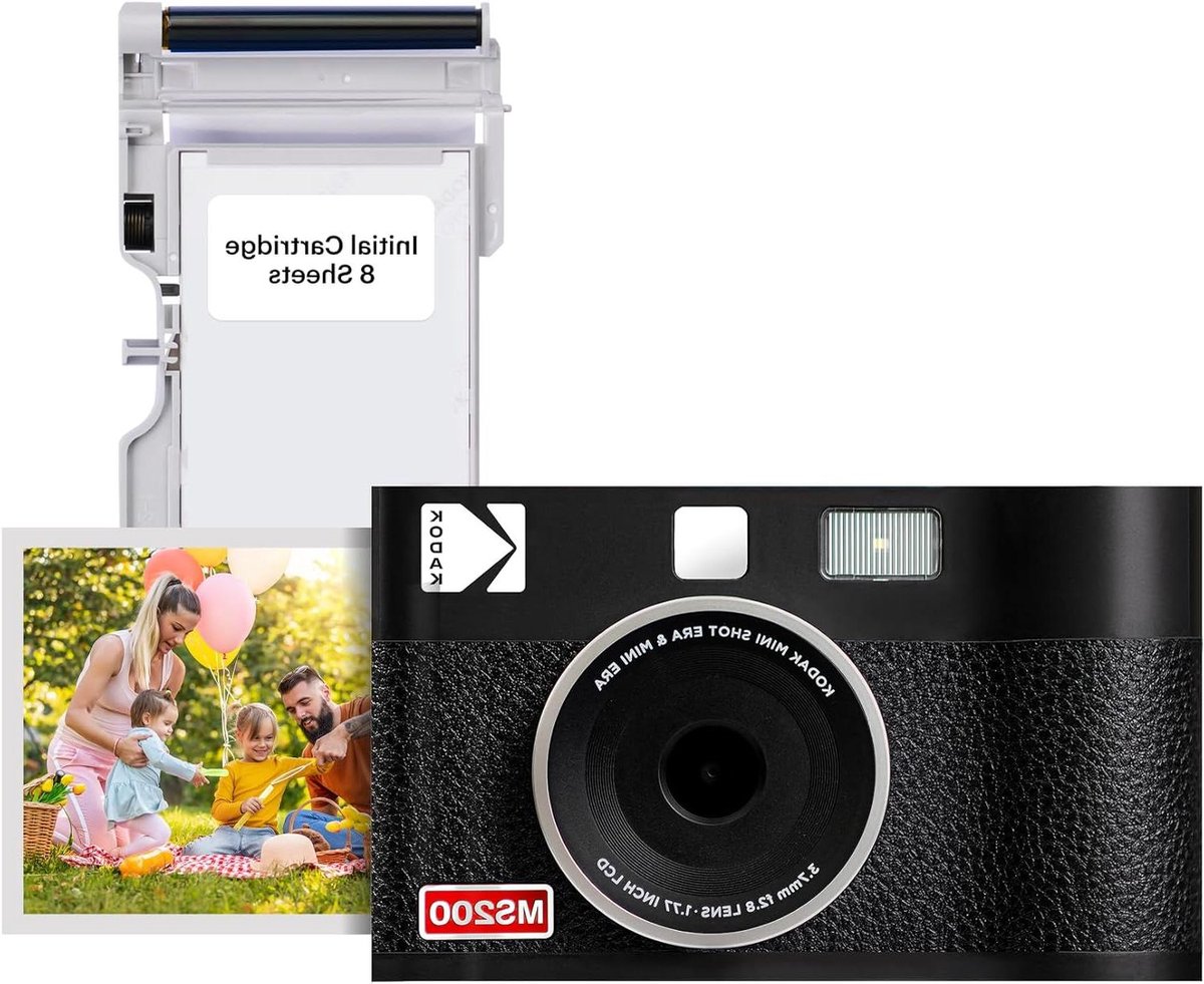 Directklaar Camera - Instant Camera Foto - Direct Foto Printen - Mini Formaat - 21 x 34 inch - Zwart