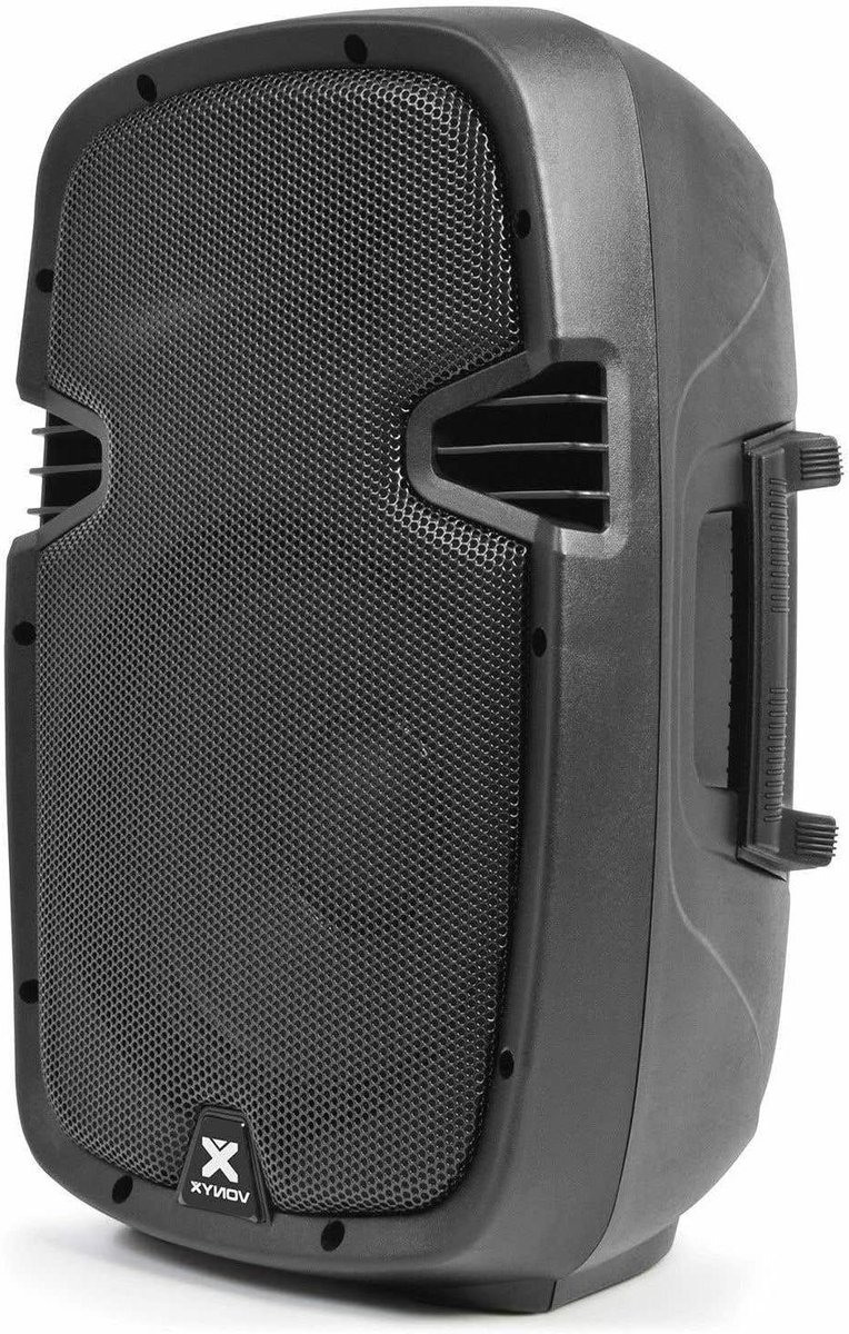Actieve Speaker - PA Speaker - Muziek en Spraak - Ingebouwde Versterker - 10 inch Woofer - Zwart