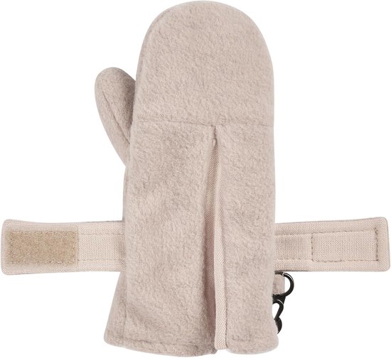 Baby Wanten - Kinderwanten Baby - Warm Houdend - Microfleece Voering - One Size - Beige — afbeelding 2