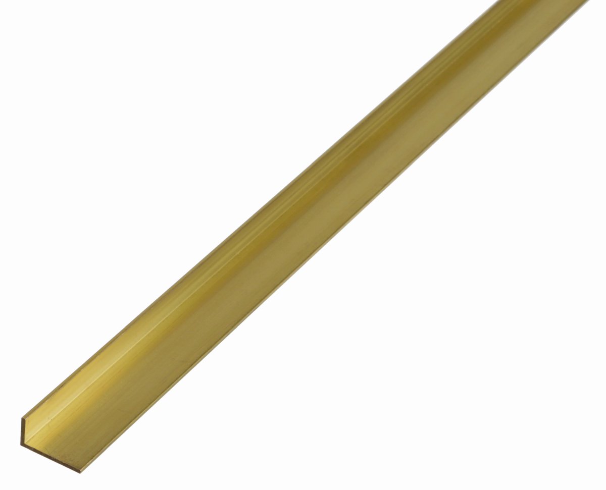 Alberts 471538 hoekprofiel | messing | 1000 x 20 x 10 mm