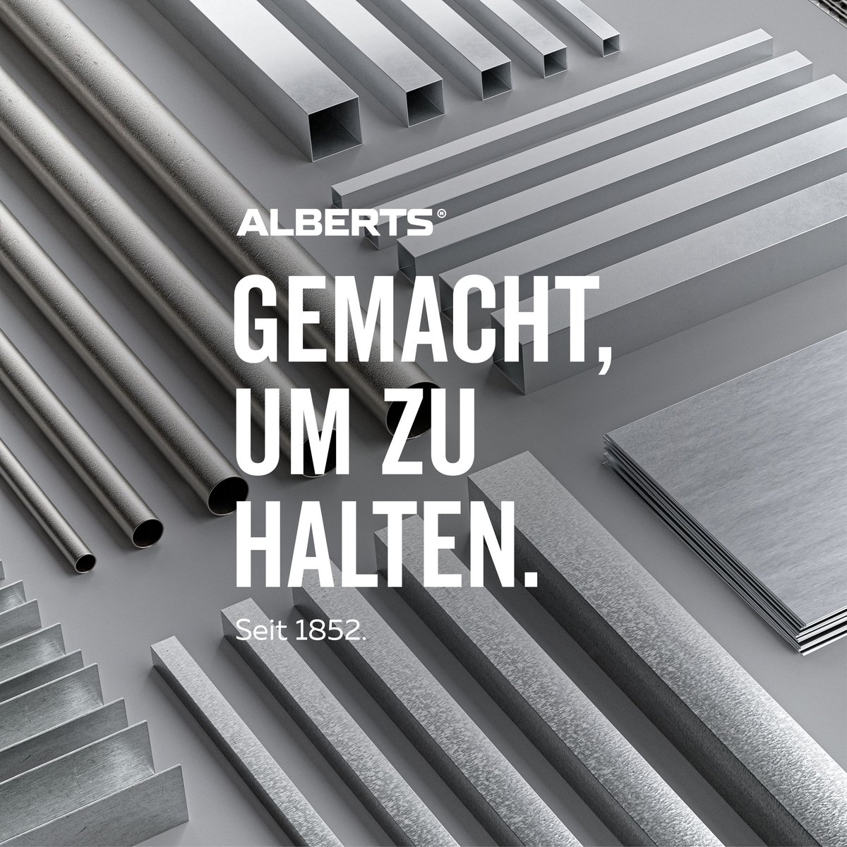 Alberts 499570 hoekprofiel | zelfklevend | aluminium, rvs-look, licht | 1000 x 15 x 10 mm | set van 3