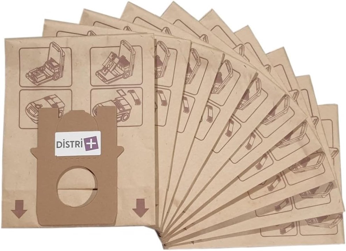 Stofzuigerzakken Papier - Papieren Stofzuigerzakken - Stofzuigen - 10 Stuks - Standaard - Bruin