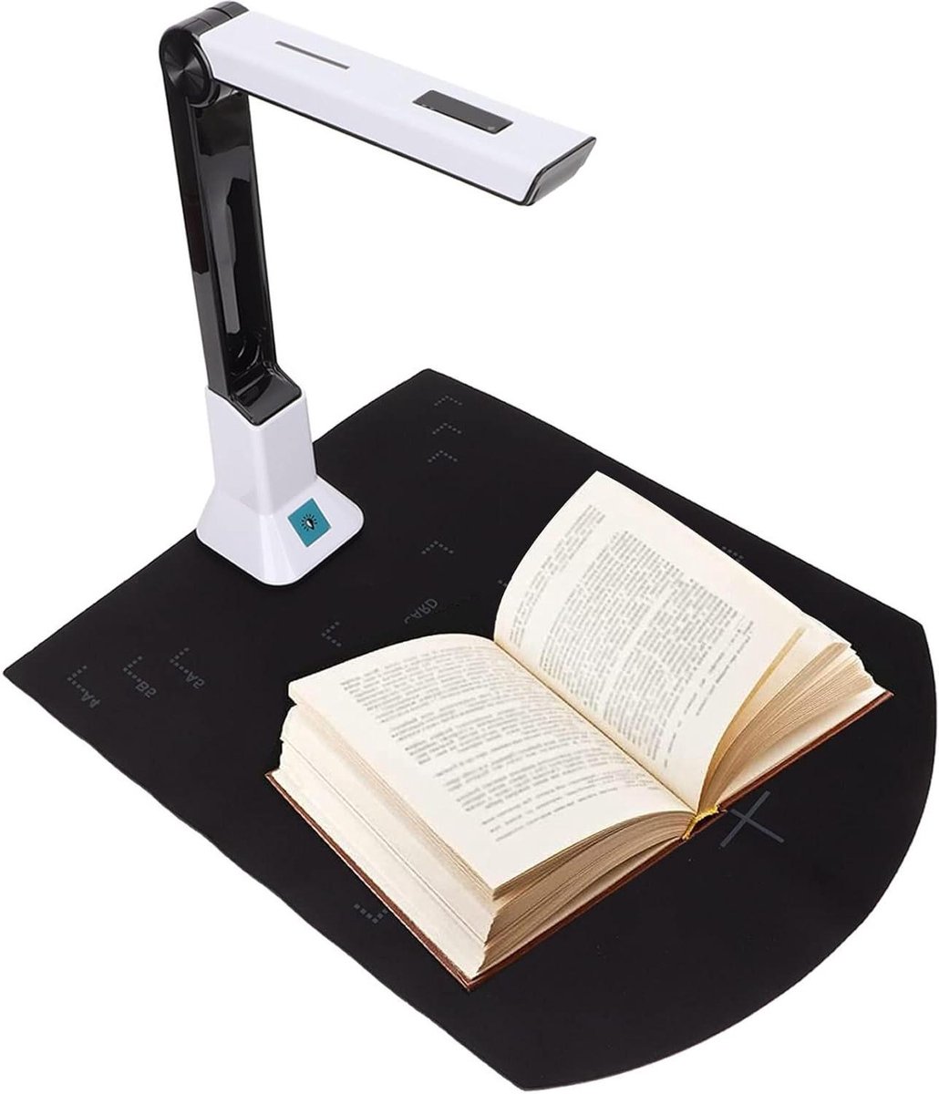 Documentcamera - Scanner Document scanner - Documenten Scannen - 8 Megapixel CMOS Sensor - A4 formaat - Zwart