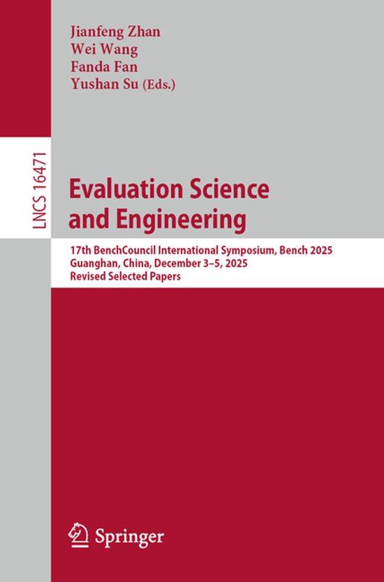 Lecture Notes in Computer Science16471- Benchmarking, Measur ... - cover